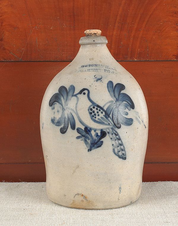 Pennsylvania two-gallon stoneware