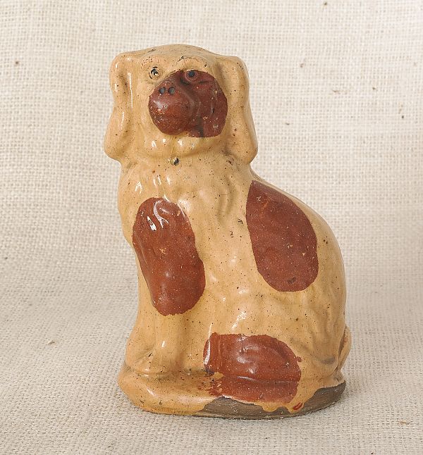 Pennsylvania redware spaniel 19th 1751e5