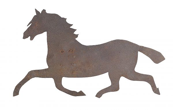 Sheet iron running horse weathervane 1751ee