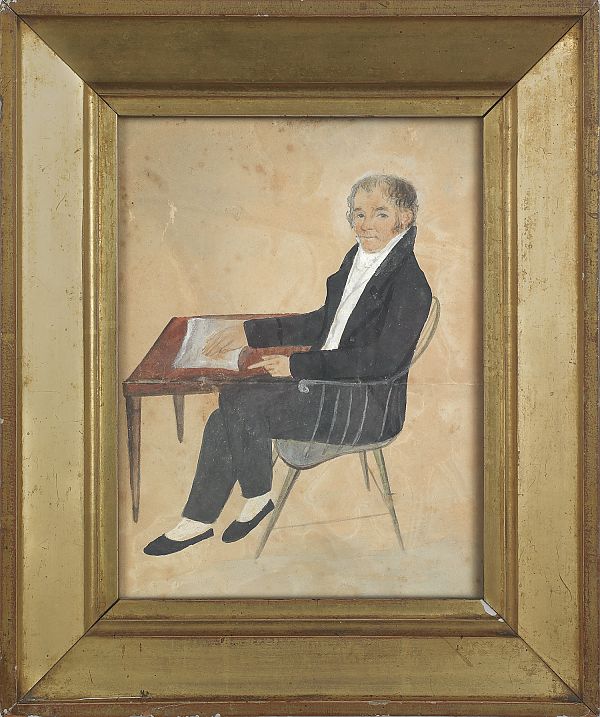 Pennsylvania watercolor portrait of