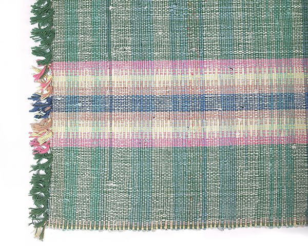Two pieces of rag rug early 20th 175228