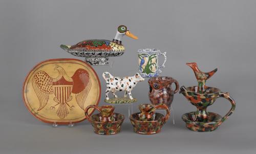 Collection of contemporary redware 175277