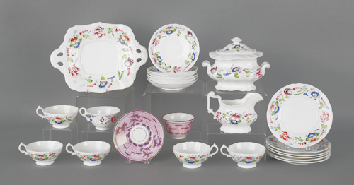 Partial porcelain tea service late 17527e