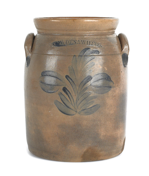 Pennsylvania stoneware crock 19th 1752a6