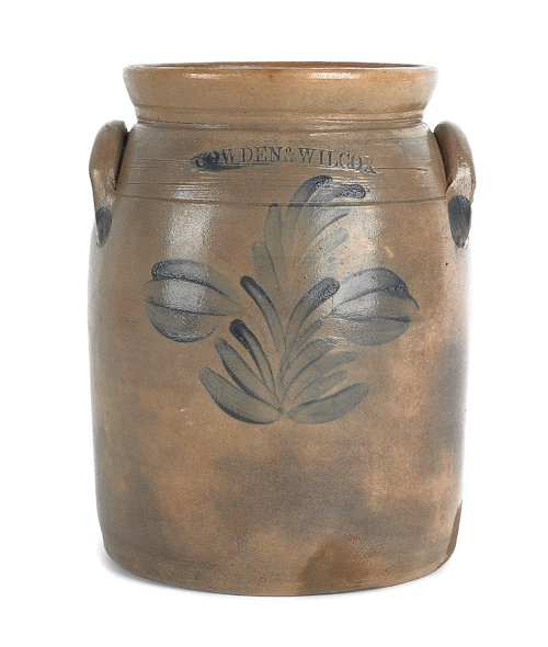 Pennsylvania stoneware crock 19th