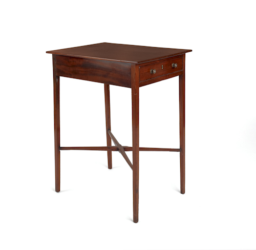 Regency mahogany one-drawer stand