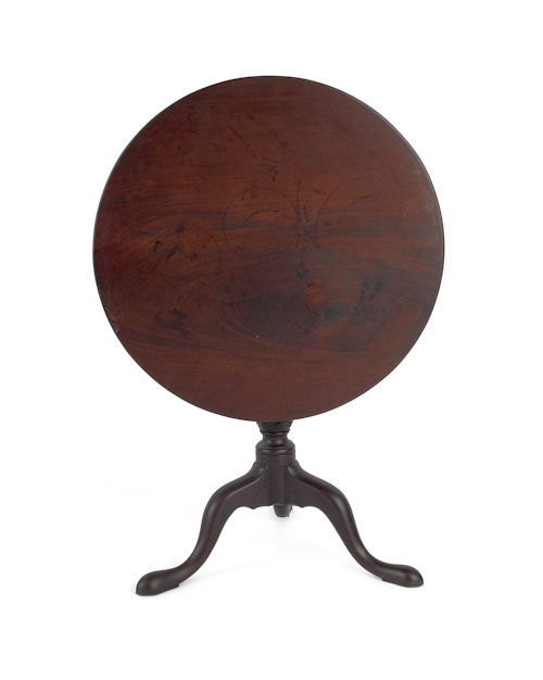 George II mahogany tea table ca  1752e5