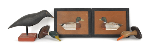 Contemporary carved and painted decoys