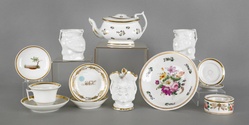 Collection of hard paste porcelain 17531c