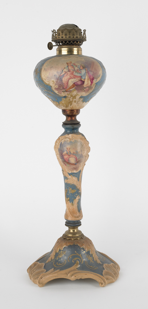 Sevres porcelain oil lamp with 175368