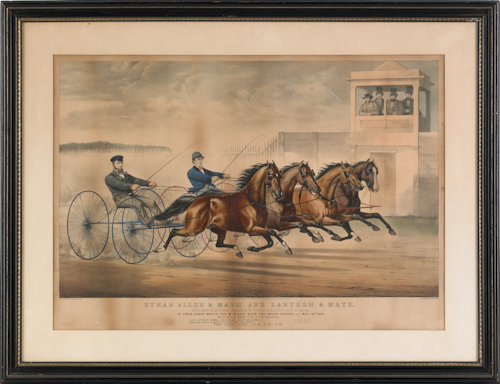 Currier & Ives lithograph titled Ethan