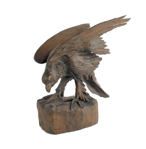 Carved figure of an eagle ca. 1900 22