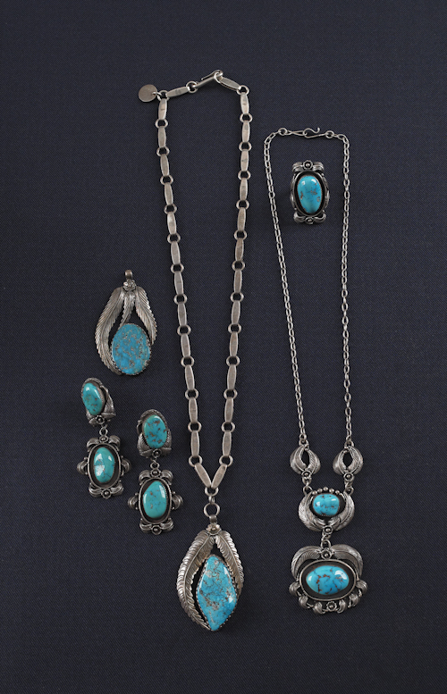 Santo Domingo sterling and turquoise 175451