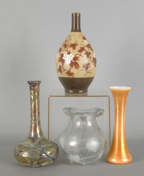 Four assorted art pottery vases 1754e6