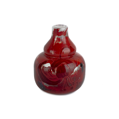 Galle cameo glass vase 3 1/2" h.