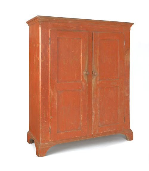 Pennsylvania painted pine cupboard