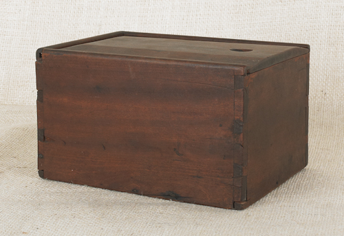 Pennsylvania cherry slide lid box 175564