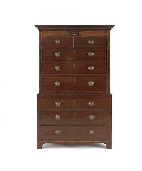 George III mahogany chest on chest 175623