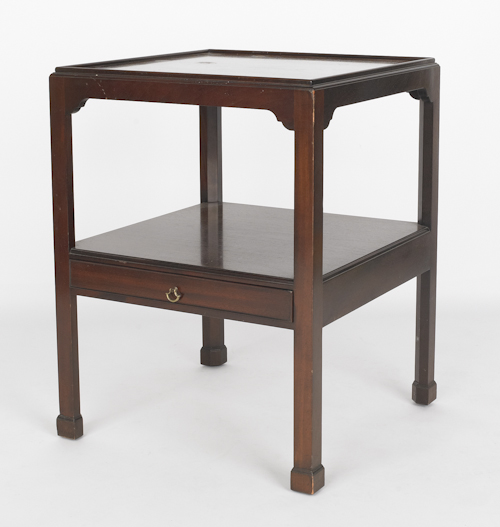 Saybolt & Cleland mahogany end table