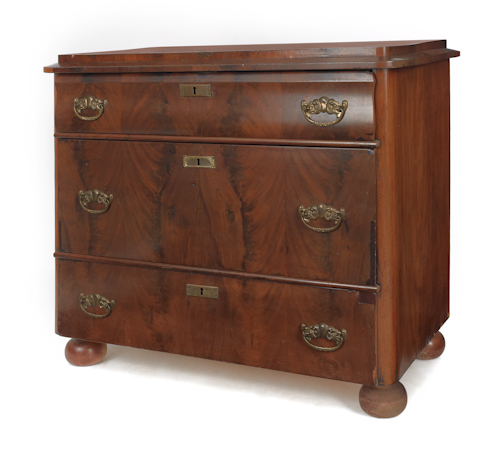 Victorian mahogany chest of drawers 17563e