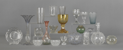 Miscellaneous glass to include 175662