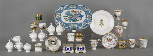 Group of miscellaneous porcelain.