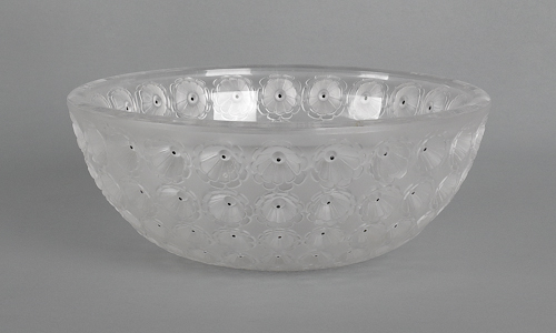 Lalique Nemours frosted glass bowl 175714