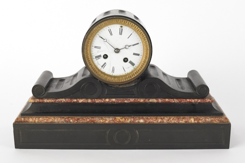 Japy Freres marble mantel clock late