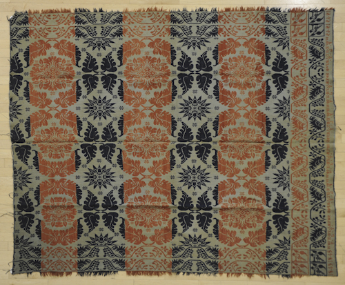 Three coverlets 19th c. one inscribed