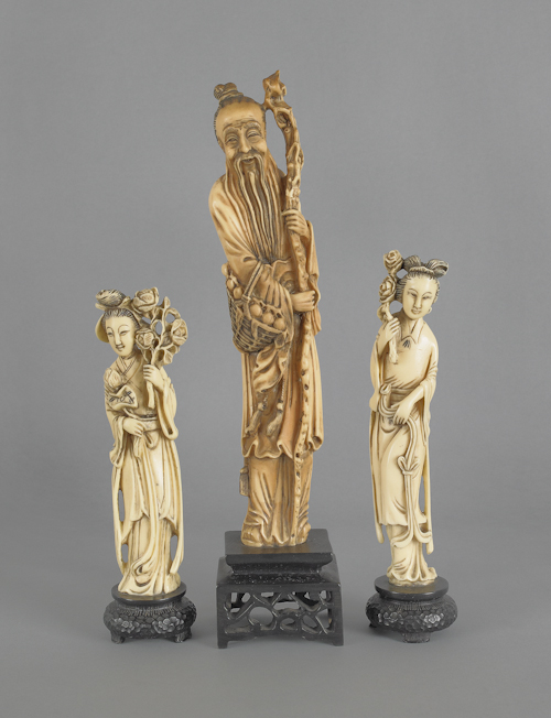 Three Chinese composition figures 1757ac