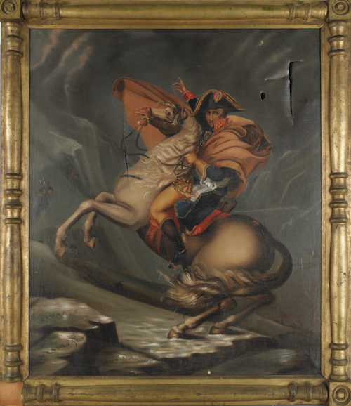 Oil on canvas portrait of Napoleon 1757d7