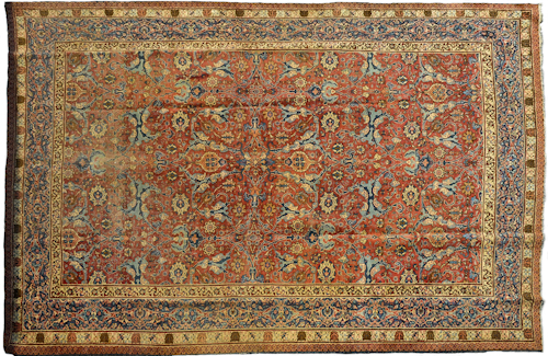 Tabriz carpet ca 1930 14 x 10 7  1757e3