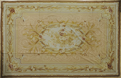 Aubosson style carpet 10 x 14  1757dd