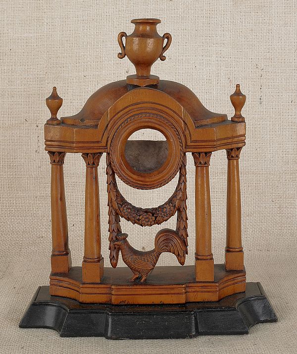 Classical carved maple watch hutch 175802