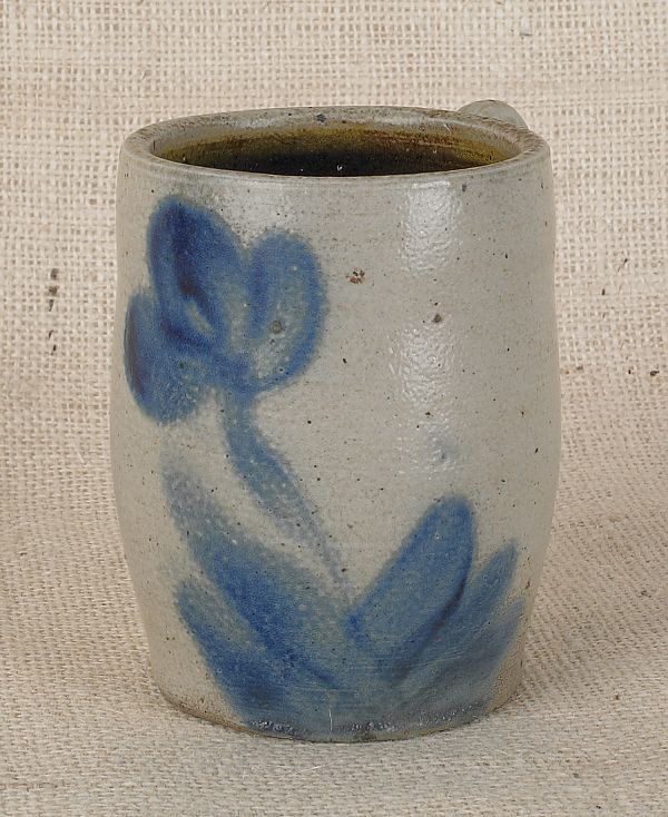 Pennsylvania stoneware mug 19th