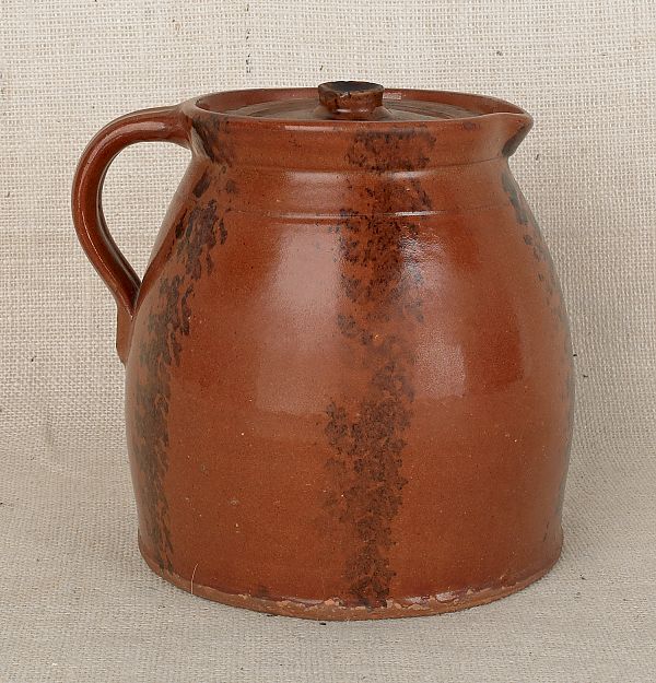 Pennsylvania redware batter pitcher 175878