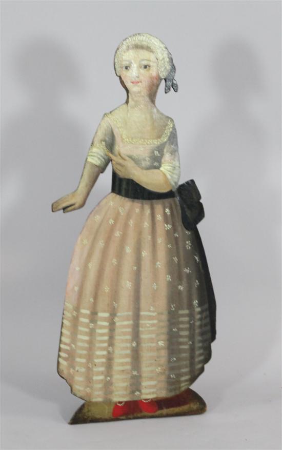 A late 17th century design painted 17319a