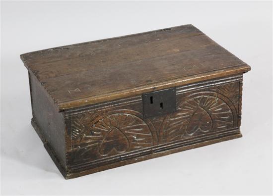 A late 17th century carved oak 173197
