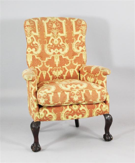 A George II design buttonback armchair 1731ad