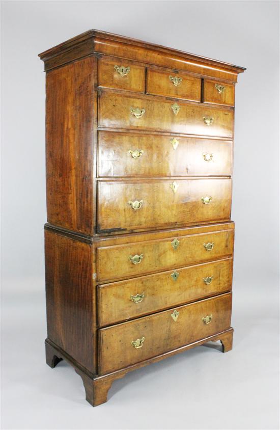 An early 18th century walnut and 1731a8