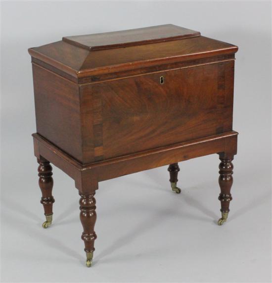 An early Victorian mahogany and