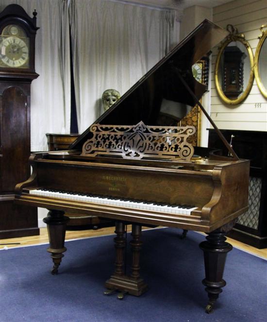 A late 19th century Bechstein rosewood 1731fb