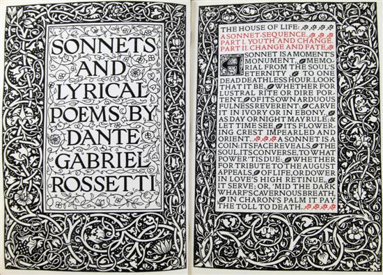 ROSSETTI D SONNETS AND LYRICAL 17323d