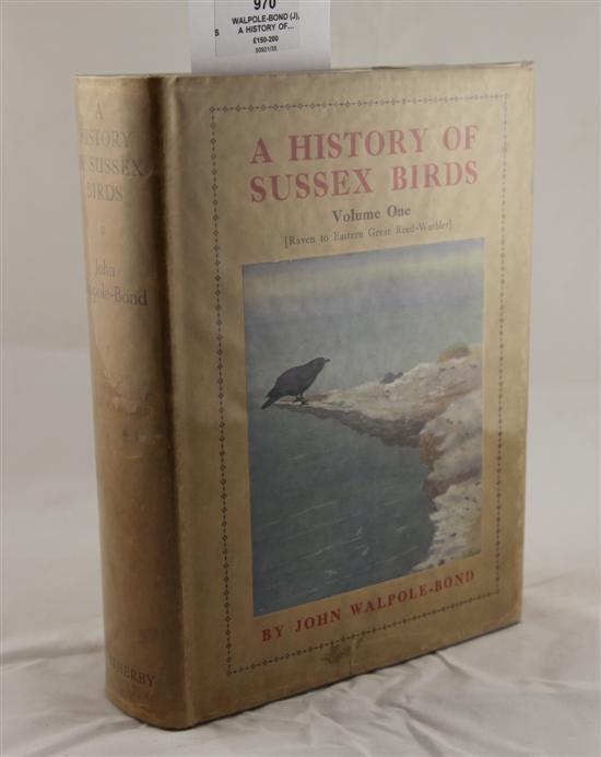 WALPOLE-BOND (J) A HISTORY OF SUSSEX