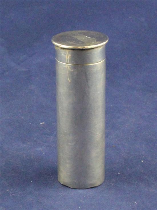 A Victorian silver travelling talcum 173260
