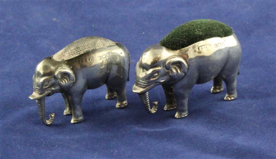 Two Edwardian novelty silver mounted 173264