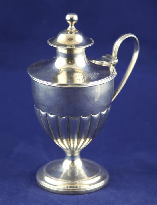 A George III demi fluted silver