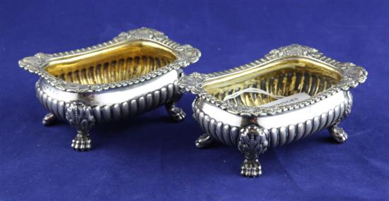 A pair of George III demi fluted 1732ae