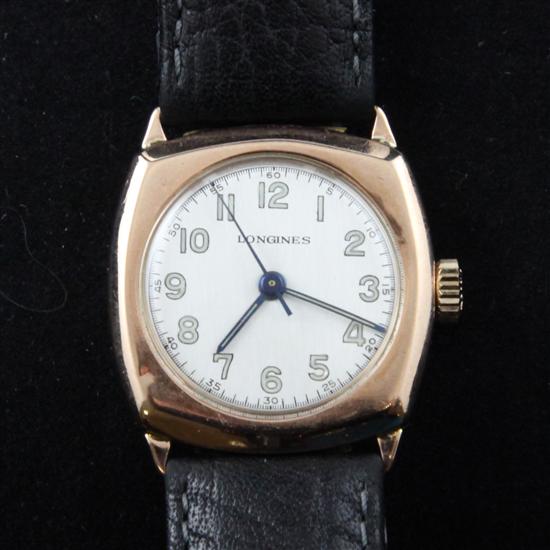 A gentleman s 1940 s 9ct gold Longines 1732f0