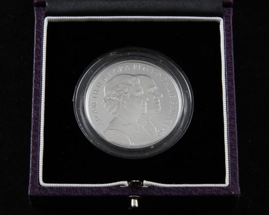 A 2007 Elizabeth II platinum proof